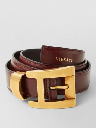 Versace leather belt h30 adjustable length