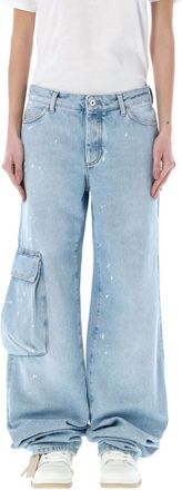 Off-white Blue Toybox Denim Cargo