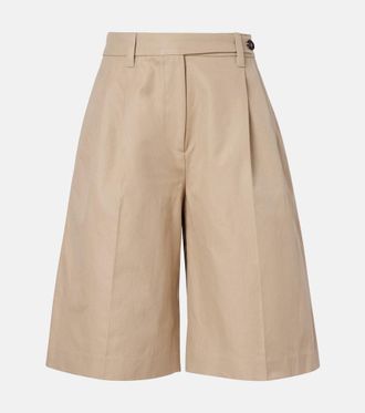 Brunello Cucinelli Cotton and linen shorts