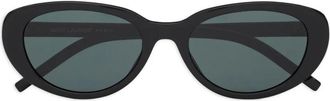 Saint Laurent Eyewear Occhiali da sole ovali - Nero