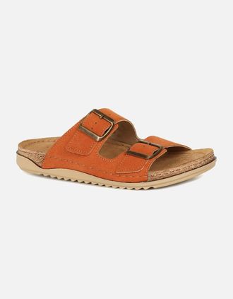 Lotus Womens Trento Womens Sandals - Orange - Size: 5