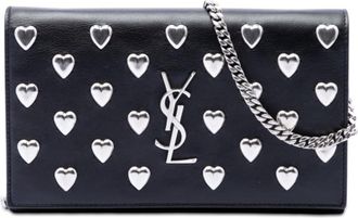 Saint Laurent Pre-owned Saint Laurent Medium Calfskin Monogram Heart Studded Kate Crossbody Ladies GT7GWWP1OXZEXRQL