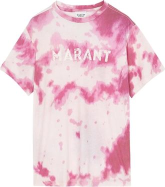 Isabel Marant Zewel T-shirt - Dames - T-shirts - Roze - XL - Denim - Tops