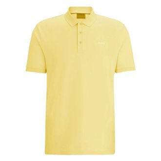 HUGO BOSS Hugo, Polo Shirts, male, Yellow, Size: 2XL Donos222 Polo Shirt