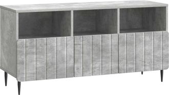 vidaXL Mueble De Tv Con Caj&oacute;n Gris Hormig&oacute;n 102 X 34,5 X 50 Cm Vidaxl