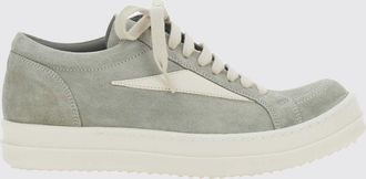 Rick Owens Vintage-Style Striped Linen and Suede Low-Top Sneakers