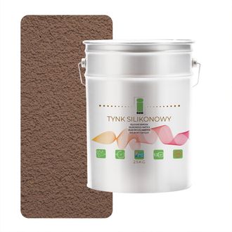 OEM Revoque De Silicona Para Fachadas Exteriores, Color Marr&oacute;n Claro, 1,5 Mm, Calidad Superior, 25 Kg