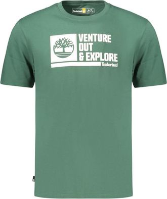 Timberland Hombre, Camisetas, Verde, Talla: L