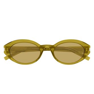 Saint Laurent Sunglasses Sl 567 004 Green/Brown Unisex