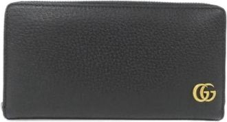 Gucci Pre-owned Wallets, female, Black, Size: ONE SIZE Pre-owned Long wallet (bi-fold)
