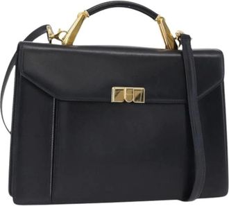 Bally Pre-owned Handbags, female, Blue, Size: ONE SIZE Pre-owned Leather Handbag