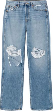 Re/Done Jeans con effetto vissuto anni 90 - Blu