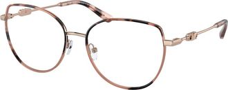 Michael Kors Empire Ronde Bril - Dames - Brillen - Geel - 53 MM - Accessoires