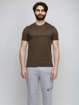 Givenchy Logo-Printed Cotton T-Shirt - Brown