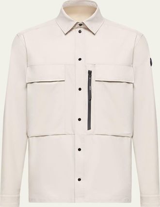 Moncler Mens Comfort Ripstop Shirt Jacket
