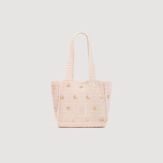 Sandro Crochet bag with tassels