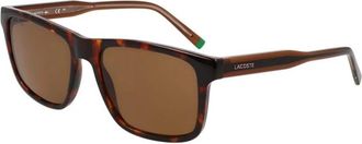 Lacoste Authentieke Bril met Topdienst - unisex - Zonnebrillen - Bruin - 56 MM - Accessoires