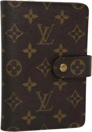 Louis Vuitton Pre-owned Wallets, female, Brown, Size: ONE SIZE Pre-owned Porte Papier Zip Wallet