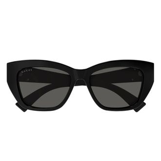 Gucci Sunglasses, unisex, Black, Size: 55 MM Cat-eye Sunglasses