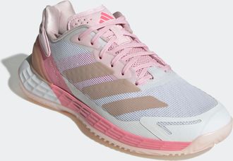 adidas Tennisschuh ADIDAS PERFORMANCE DEFIANT SPEED 2, Damen, Gr. 38, weiss (cloud wei&szlig;, ash pearl, bliss pink), Synthetik, Textil, Schuhe Tennisschuh, f&uuml;r H