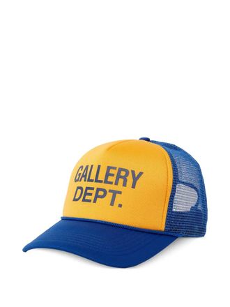 Gallery Dept. logo-print trucker hat - unisex - Nylon/Polyester - One Size - Blue