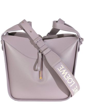 Loewe Purple Leather Small Hammock Compact Shoulder Bag (Authentic Pre-Loved)