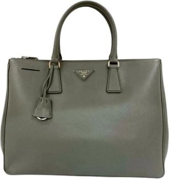 Prada Pre-owned Handbags, female, Gray, Size: ONE SIZE Pre-owned Vintage Handbag