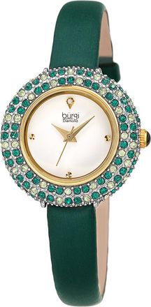 Bürgi Quartz Diamond White Dial Ladies Watch BUR240GN