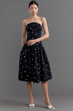 Maeve Strapless A-Line Midi Dress