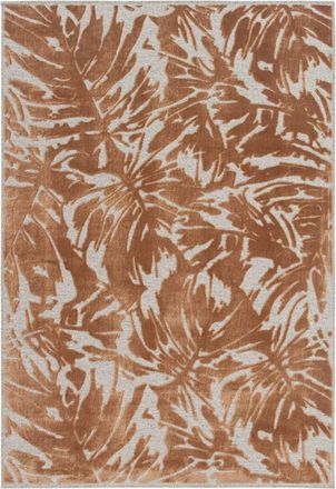 Novatrend Alfombra de sal&oacute;n moderna naranja 160x230 cm