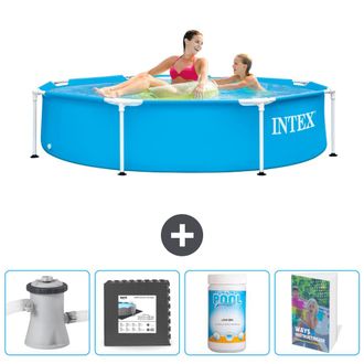Intex Piscina Con Estructura Redonda - 244x51 Cm - 7-piezas Scb125