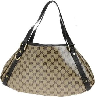 Gucci Pre-owned Shoulder Bags, female, Brown, Size: ONE SIZE Pre-owned Vintage Shoulder Bag
