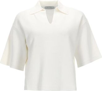 Max Mara Dames, Tops, Wit, Maat: M Viscose