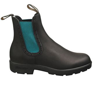 Blundstone 2320 Leather Womens Chelsea Boots - Black Green - Size:UK 4.5