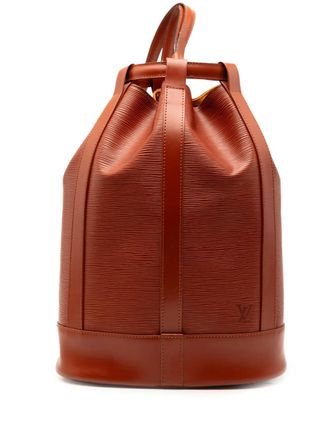 Louis Vuitton 1996 Epi Randonnee PM backpack - Brown