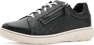 Clarks Caroline Rio Womens Shoes Black Leather : 7.5 B - Medium