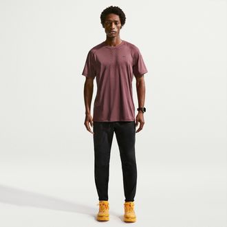 Nike Mens Stride Plus Repel Woven Running Pants in Black | IF2020-010