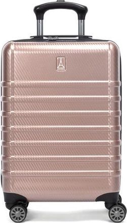 Travelpro Rollmaster Lite 20-Inch Expandable Carry-On Hardside Spinner Luggage in Rose Carbon Fiber at Nordstrom Rack