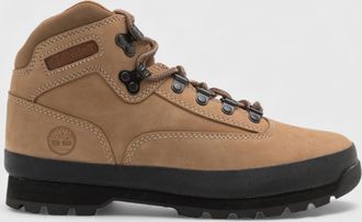 Timberland Mens Euro Hiker Boot Medium Beige Nubuck Leather - Size UK 12.5