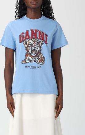 Ganni T-shirt Ganni in cotone con stampa logo