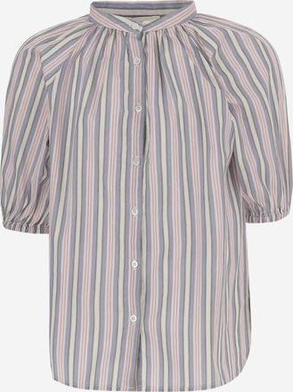 Babe & Tess Girls Shirt Stretch Cotton Multi Blouses And