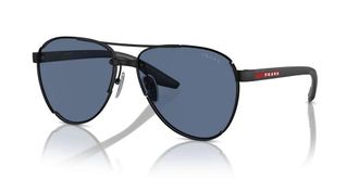 Prada Blue Pilot Mens Sunglasses PS 51YS 1BO06A 61