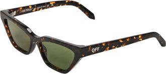 Off-white Off White Madison-zonnebril voor volwassenen (unisex) (Havana/Groen)