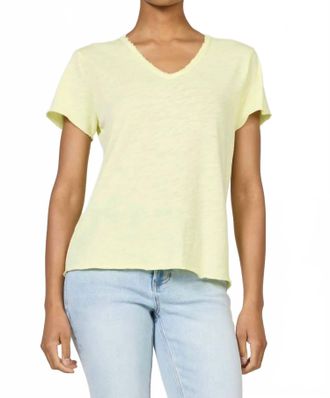 Dear John Denim Womens Vanya Tee In Yellow