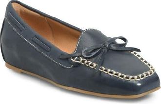 S&ouml;fft Pam Boat Shoe Loafer in Sky Navy at Nordstrom, Size 6.5
