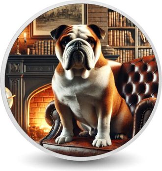 OEM Fireside Majesty: Moneda De 1 Oz Del Reino Del Bulldog
