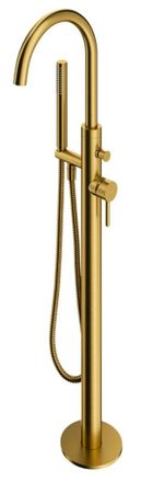 Omnires Omnires Y - Griferia De Ba&ntilde;o De Suelo, Con Cuerpo, Oro Cepillado Y1233glb