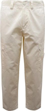 Stone Island Cargo Broek 8015319F1 V0099 - Heren - Regular Fit Jeans - Wit - W33 - Katoen - Jeans