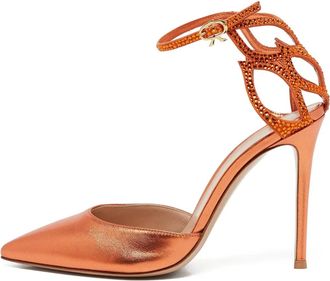 Gianvito Rossi Sandali Fleur 2024 - Arancione
