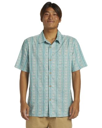 Quiksilver Kurzarmhemd QUIKSILVER Pool Party Casual, Herren, Gr. XS, US-Gr&ouml;ssen, capri pacific tribe ss, Obermaterial:100% Viskose;, Hemden Kurzarmhemd
